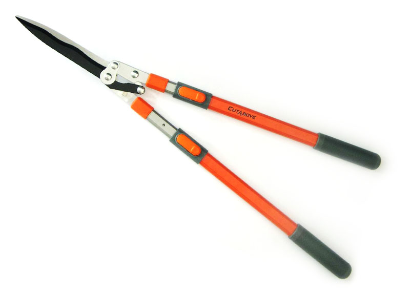extendable handle hedge shears